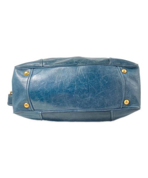 PRADA（プラダ）PRADA (プラダ) 2WAYショルダーバッグ ブルーの古着・服飾アイテム