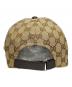 中古・古着 GUCCI (グッチ) GGキャンバスキャップ ベージュ サイズ:L：40000円