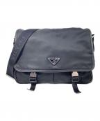 PRADAプラダ）の古着「ナイロンショルダーバッグ」｜ブラック