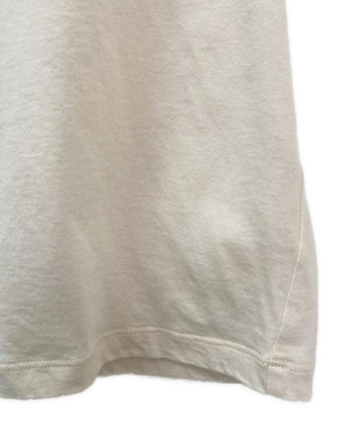 MIU MIU（ミュウミュウ）MIU MIU (ミュウミュウ) Embroidery Cotton Jersey Cropped Tee ベージュ サイズ:Mの古着・服飾アイテム