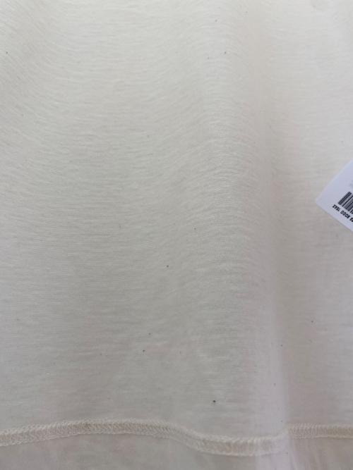 MIU MIU（ミュウミュウ）MIU MIU (ミュウミュウ) Embroidery Cotton Jersey Cropped Tee ベージュ サイズ:Mの古着・服飾アイテム