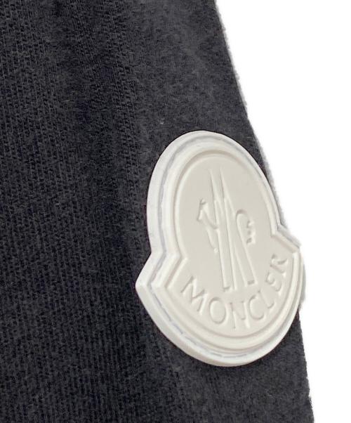 MONCLER（モンクレール）MONCLER (モンクレール) ネックロゴ長袖Tシャツ ブラック サイズ:Lの古着・服飾アイテム
