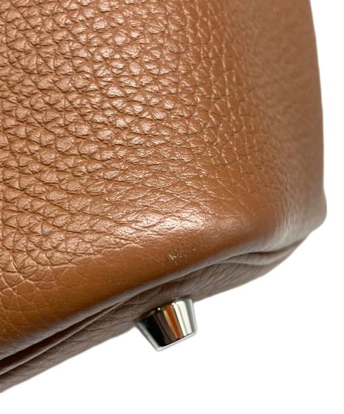 HERMES（エルメス）HERMES (エルメス) ピコタン ロック PM/シルバー金具/トリヨンクレマンス/ゴールド/U刻印 ゴールド サイズ:ＰＭの古着・服飾アイテム