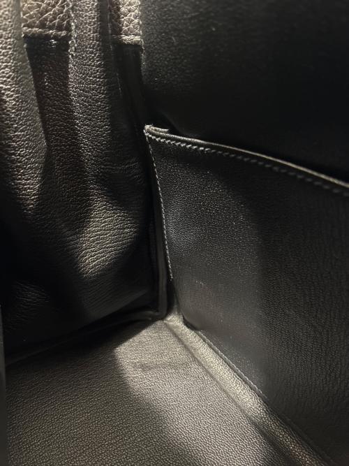 HERMES（エルメス）HERMES (エルメス) ケリー28/内縫い/ゴールド金具/トゴ/ブラック/Y刻印 ブラック サイズ:28の古着・服飾アイテム