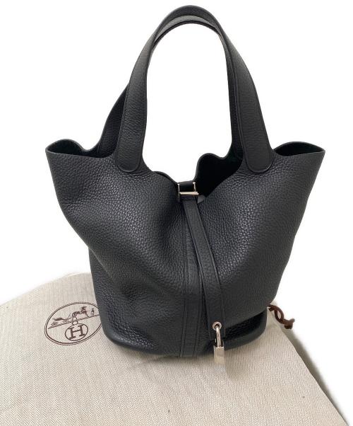 HERMES（エルメス）HERMES (エルメス) ピコタンロックMM ブラック サイズ:MMの古着・服飾アイテム