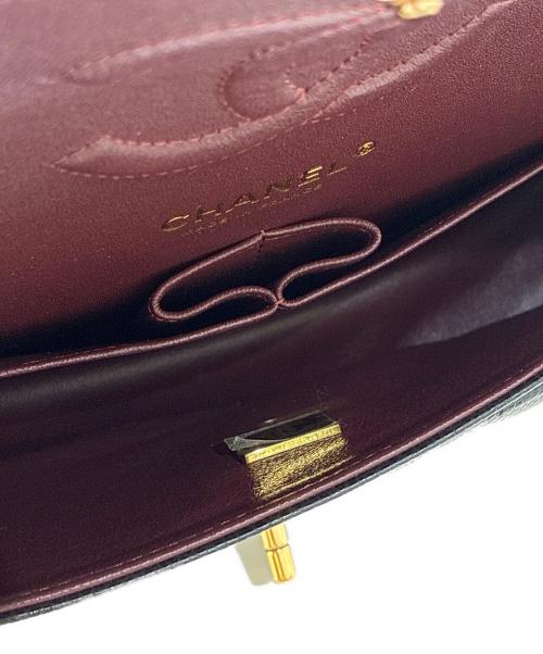 CHANEL（シャネル）CHANEL (シャネル) マトラッセ 25 / Wフラップチェーンショルダーバッグ ブラック サイズ:25の古着・服飾アイテム