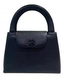CHANEL（シャネル）の古着「ココマークターンロックハンドバッグ」｜ブラック
