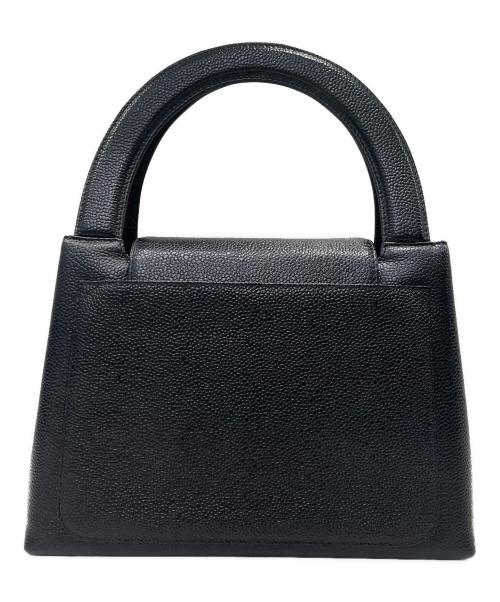 CHANEL（シャネル）CHANEL (シャネル) ココマークターンロックハンドバッグ ブラックの古着・服飾アイテム
