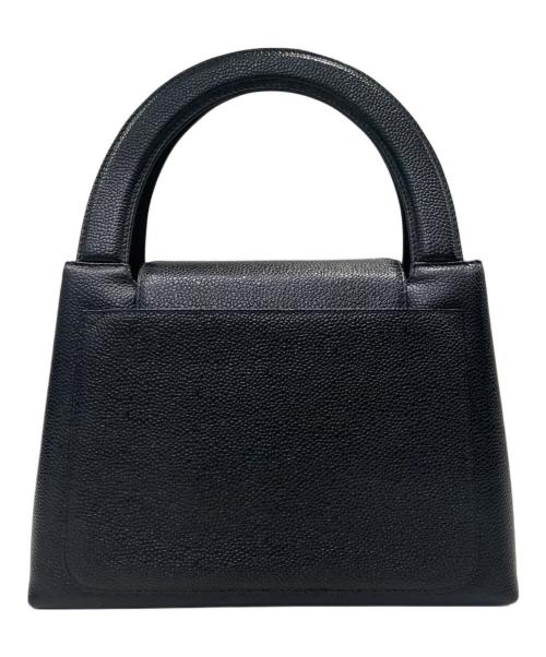 CHANEL（シャネル）CHANEL (シャネル) ココマークターンロックハンドバッグ ブラックの古着・服飾アイテム