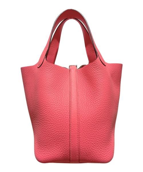 HERMES（エルメス）HERMES (エルメス) ピコタンロックPM/トリヨンクレマンス/ピンク系/W刻印：2024年製/シルバー金具 ピンク系 サイズ:PMの古着・服飾アイテム