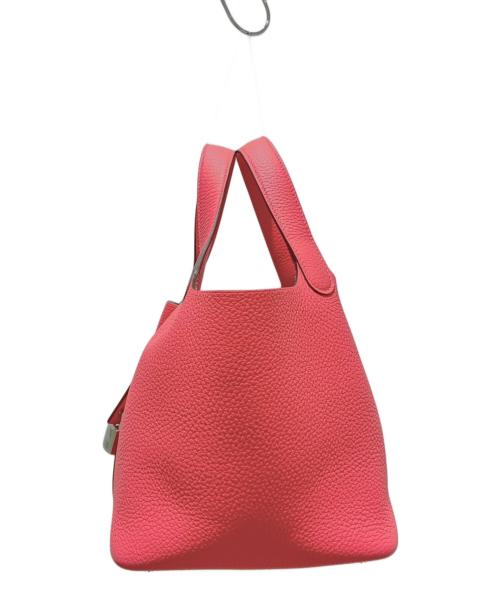HERMES（エルメス）HERMES (エルメス) ピコタンロックPM/トリヨンクレマンス/ピンク系/W刻印：2024年製/シルバー金具 ピンク系 サイズ:PMの古着・服飾アイテム