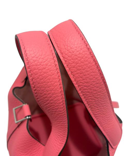 HERMES（エルメス）HERMES (エルメス) ピコタンロックPM/トリヨンクレマンス/ピンク系/W刻印：2024年製/シルバー金具 ピンク系 サイズ:PMの古着・服飾アイテム
