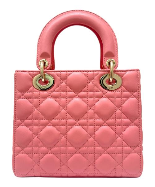 Christian Dior（クリスチャン ディオール）Christian Dior (クリスチャン ディオール) レディディオール スモールショルダーバッグ ピンク サイズ:スモールの古着・服飾アイテム
