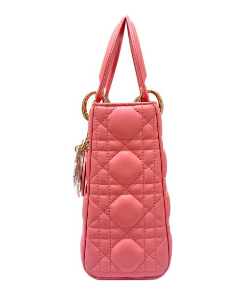 Christian Dior（クリスチャン ディオール）Christian Dior (クリスチャン ディオール) レディディオール スモールショルダーバッグ ピンク サイズ:スモールの古着・服飾アイテム