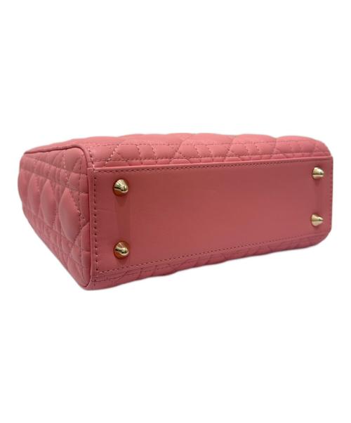 Christian Dior（クリスチャン ディオール）Christian Dior (クリスチャン ディオール) レディディオール スモールショルダーバッグ ピンク サイズ:スモールの古着・服飾アイテム