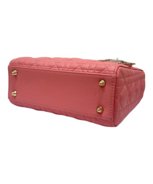 Christian Dior（クリスチャン ディオール）Christian Dior (クリスチャン ディオール) レディディオール スモールショルダーバッグ ピンク サイズ:スモールの古着・服飾アイテム