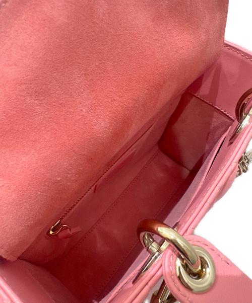 Christian Dior（クリスチャン ディオール）Christian Dior (クリスチャン ディオール) レディディオール スモールショルダーバッグ ピンク サイズ:スモールの古着・服飾アイテム