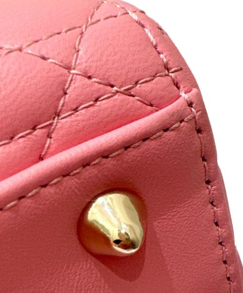 Christian Dior（クリスチャン ディオール）Christian Dior (クリスチャン ディオール) レディディオール スモールショルダーバッグ ピンク サイズ:スモールの古着・服飾アイテム