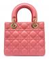 Christian Dior (クリスチャン ディオール) レディディオール スモールショルダーバッグ ピンク サイズ:スモール：440000円