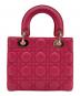 Christian Dior (クリスチャン ディオール) レディディオール スモール /Lady Dior バッグ 2WAYバッグ ショッキングピンク サイズ:スモール/SMALL：450000円