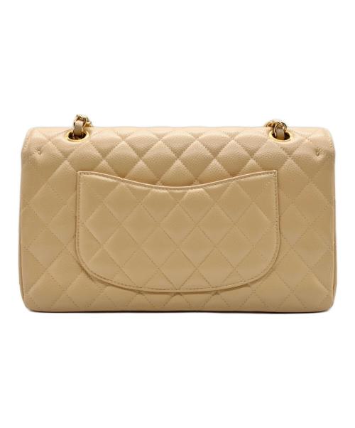 CHANEL（シャネル）CHANEL (シャネル) マトラッセ25/Wフラップチェーンショルダーバッグ ベージュ サイズ:25の古着・服飾アイテム