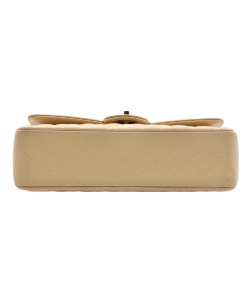 CHANEL（シャネル）CHANEL (シャネル) マトラッセ25/Wフラップチェーンショルダーバッグ ベージュ サイズ:25の古着・服飾アイテム