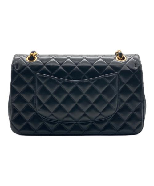 CHANEL（シャネル）CHANEL (シャネル) マトラッセ25/Wフラップチェーンショルダーバッグ ブラック サイズ:25の古着・服飾アイテム