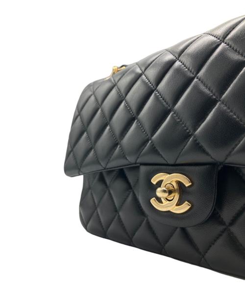 CHANEL（シャネル）CHANEL (シャネル) マトラッセ25/Wフラップチェーンショルダーバッグ ブラック サイズ:25の古着・服飾アイテム