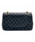 CHANEL (シャネル) マトラッセ25/Wフラップチェーンショルダーバッグ ブラック サイズ:25：700000円