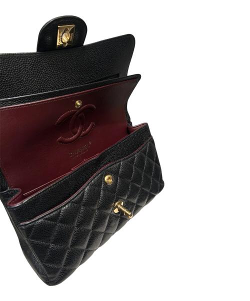 CHANEL（シャネル）CHANEL (シャネル) マトラッセ23 ブラック×ゴールド サイズ:23の古着・服飾アイテム