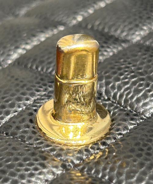 CHANEL（シャネル）CHANEL (シャネル) マトラッセ23 ブラック×ゴールド サイズ:23の古着・服飾アイテム