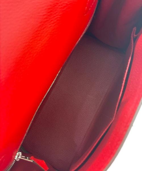 HERMES（エルメス）HERMES (エルメス) ケリー28/内縫い/シルバー金具/エバーカラー/レッド系/D刻印:2019年製 レッド系 サイズ:28の古着・服飾アイテム