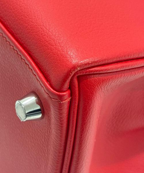 HERMES（エルメス）HERMES (エルメス) ケリー28/内縫い/シルバー金具/エバーカラー/レッド系/D刻印:2019年製 レッド系 サイズ:28の古着・服飾アイテム