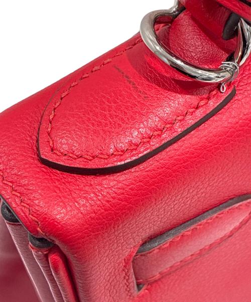HERMES（エルメス）HERMES (エルメス) ケリー28/内縫い/シルバー金具/エバーカラー/レッド系/D刻印:2019年製 レッド系 サイズ:28の古着・服飾アイテム
