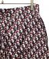 中古・古着 Christian Dior (クリスチャン ディオール) 20SS Oblique Pixel Bermuda Shorts/オブリークシルクハーフパンツ レッド×ネイビー サイズ:46：80000円