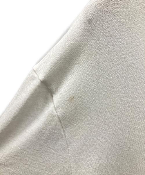 GUCCI（グッチ）GUCCI (グッチ) ダメージ加工ロゴTシャツ ホワイト サイズ:Lの古着・服飾アイテム