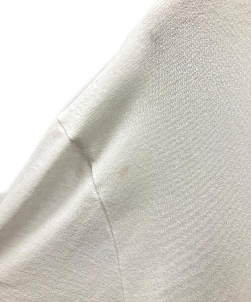 GUCCI（グッチ）GUCCI (グッチ) ダメージ加工ロゴTシャツ ホワイト サイズ:Lの古着・服飾アイテム