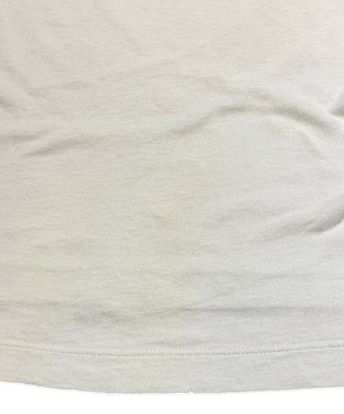 GUCCI（グッチ）GUCCI (グッチ) ダメージ加工ロゴTシャツ ホワイト サイズ:Lの古着・服飾アイテム