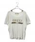 GUCCI（グッチ）の古着「ダメージ加工ロゴTシャツ」｜ホワイト