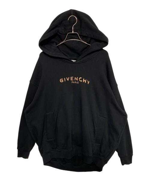 GIVENCHY（ジバンシィ）GIVENCHY (ジバンシィ) ロゴパーカー ブラック サイズ:Mの古着・服飾アイテム