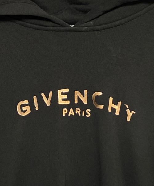 GIVENCHY（ジバンシィ）GIVENCHY (ジバンシィ) ロゴパーカー ブラック サイズ:Mの古着・服飾アイテム