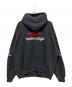 BALENCIAGA (バレンシアガ) Balenciaga Black Letter Print Hoodie/ロゴパーカー/スポーツアイコンパーカー ネイビー サイズ:3：85000円