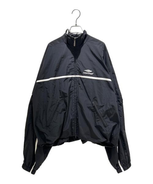 BALENCIAGA（バレンシアガ）BALENCIAGA (バレンシアガ) 23AW 3B Sports Icon Track Jacket ロゴフィールドトラックジャケット ブラック サイズ:XSの古着・服飾アイテム