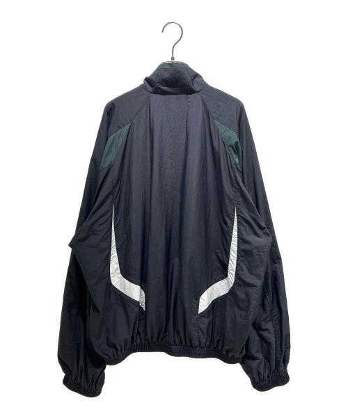 BALENCIAGA（バレンシアガ）BALENCIAGA (バレンシアガ) 23SS 3B ICON TRACKSUIT トラックスーツロゴナイロンジャケット ブラック サイズ:Lの古着・服飾アイテム