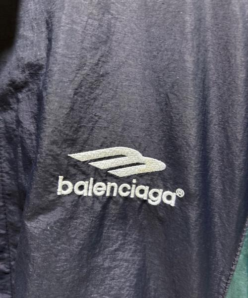 BALENCIAGA（バレンシアガ）BALENCIAGA (バレンシアガ) 23SS 3B ICON TRACKSUIT トラックスーツロゴナイロンジャケット ブラック サイズ:Lの古着・服飾アイテム