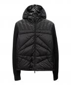 MONCLER GENIUSモンクレール ジーニアス）の古着「ニット切替ダウンジャケット/CARDIGAN TRICOT」｜ブラック