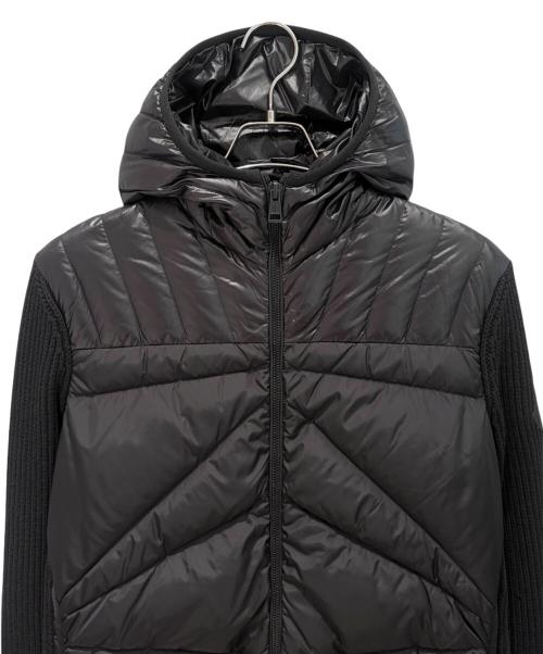 MONCLER GENIUS（モンクレール ジーニアス）MONCLER GENIUS (モンクレール ジーニアス) ニット切替ダウンジャケット/CARDIGAN TRICOT ブラック サイズ:Sの古着・服飾アイテム
