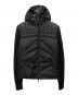 MONCLER GENIUS（モンクレール ジーニアス）の古着「ニット切替ダウンジャケット/CARDIGAN TRICOT」｜ブラック