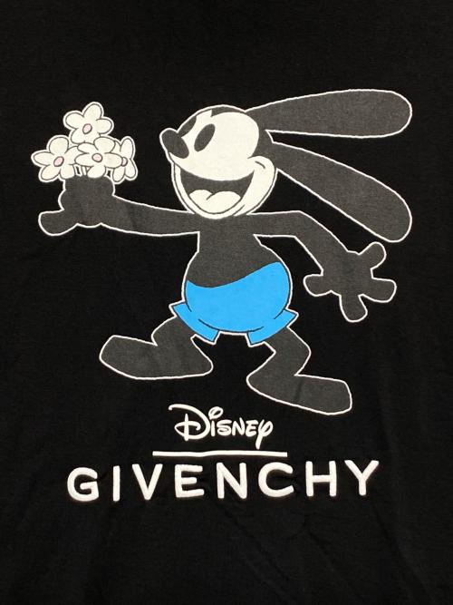 GIVENCHY（ジバンシィ）GIVENCHY (ジバンシィ) DISNEY (ディズニー) ロゴTシャツ ブラック サイズ:Mの古着・服飾アイテム