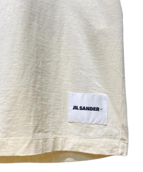 JIL SANDER+（ジルサンダープラス）JIL SANDER+ (ジルサンダープラス) ロゴTシャツ ベージュ サイズ:Sの古着・服飾アイテム